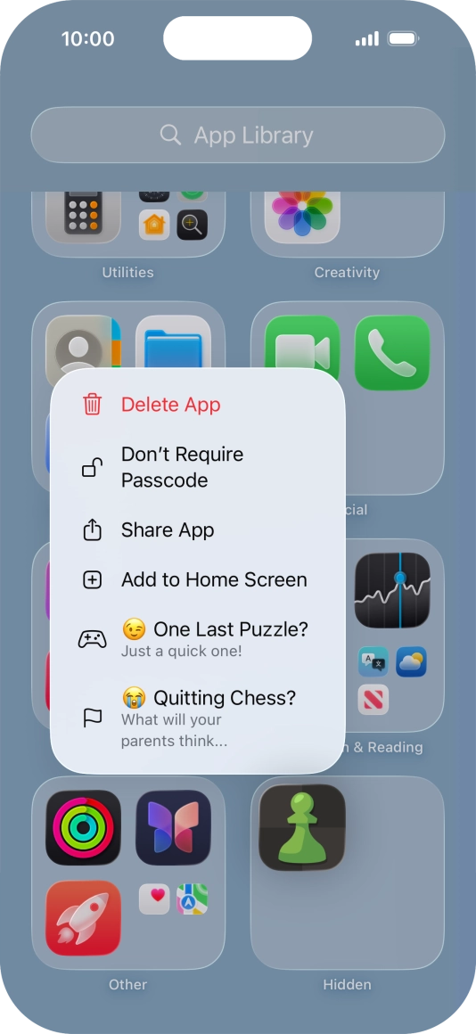 Press Don't Require Passcode.