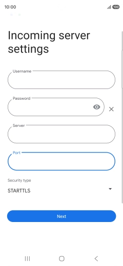 Press the drop down list below 