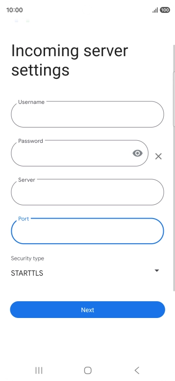 Press the drop down list below 