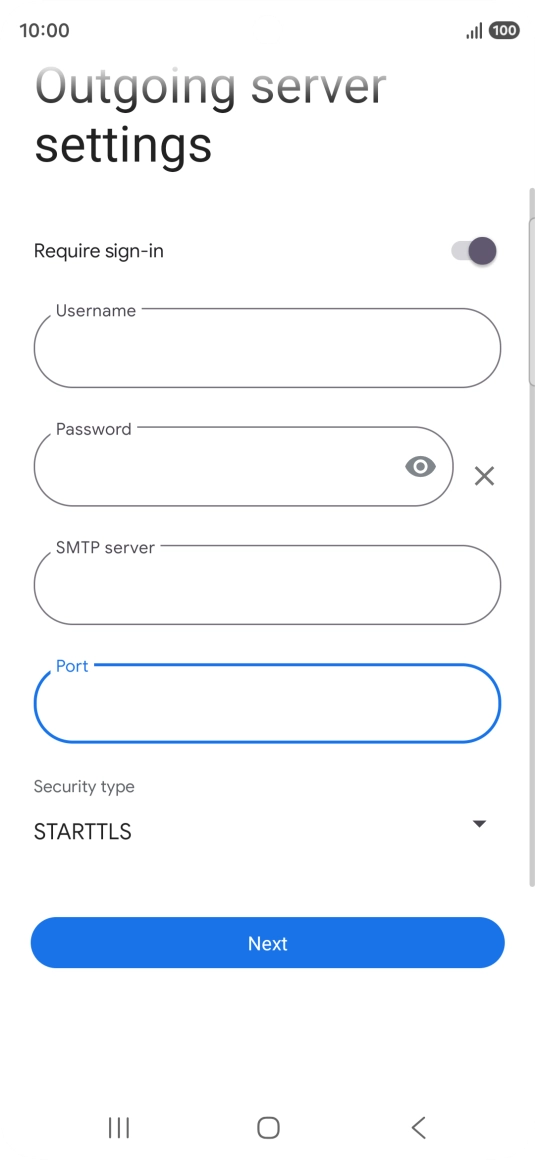Press the drop down list below 