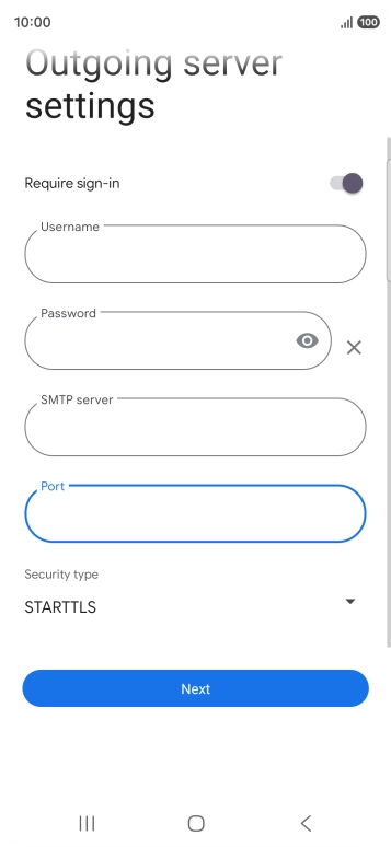 Press the drop down list below 