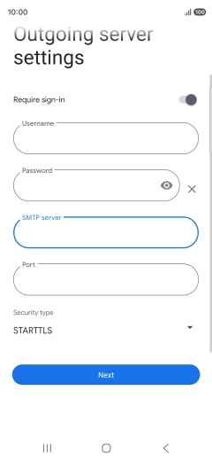 Press the field below 