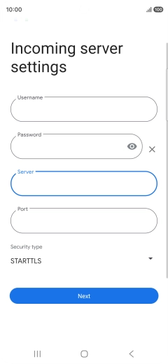 Press the field below 