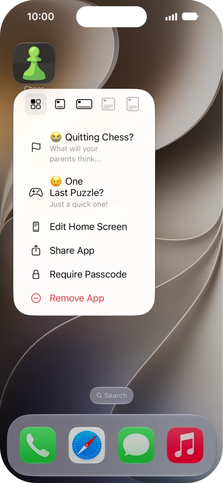 Press Require Passcode. Press Require Passcode.