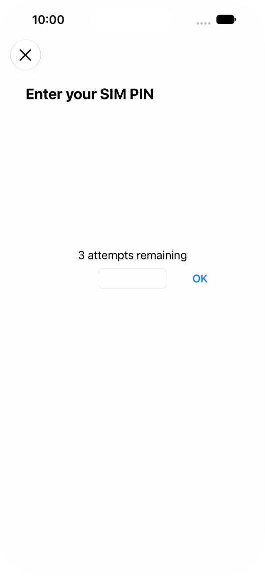 If your SIM is locked, key in your PIN and press OK. The default PIN is 1111. If your SIM is locked, key in your PIN and press OK. The default PIN is 1111.