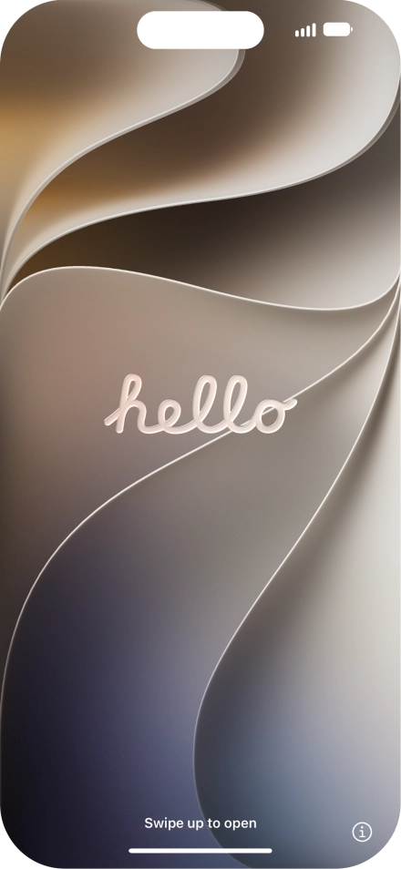 Slide your finger upwards starting from the bottom of the screen. Slide your finger upwards starting from the bottom of the screen.
