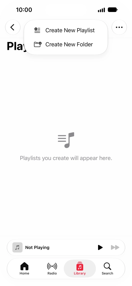 Press Create New Playlist.