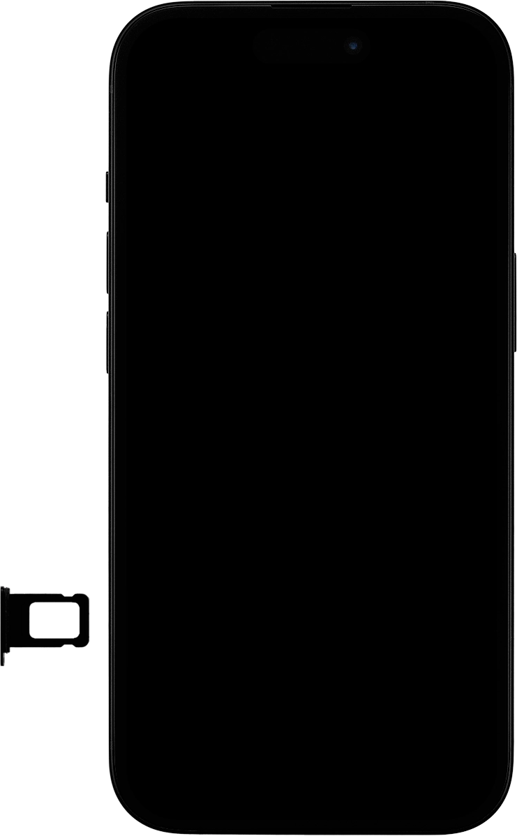 Turn your SIM so the angled corner of the SIM matches the angled corner of the SIM holder.