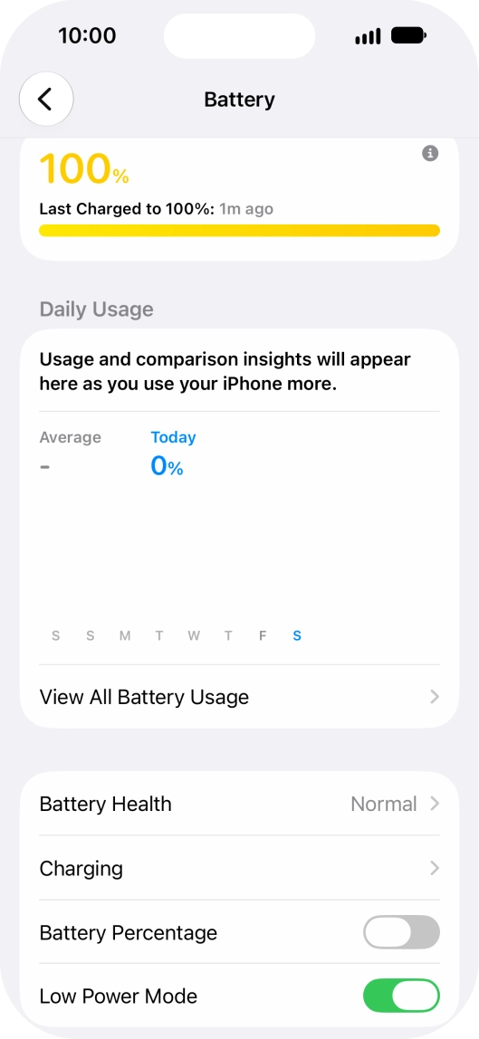 Slide your finger upwards starting from the bottom of the screen to return to the home screen.