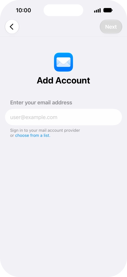 Press the field below 