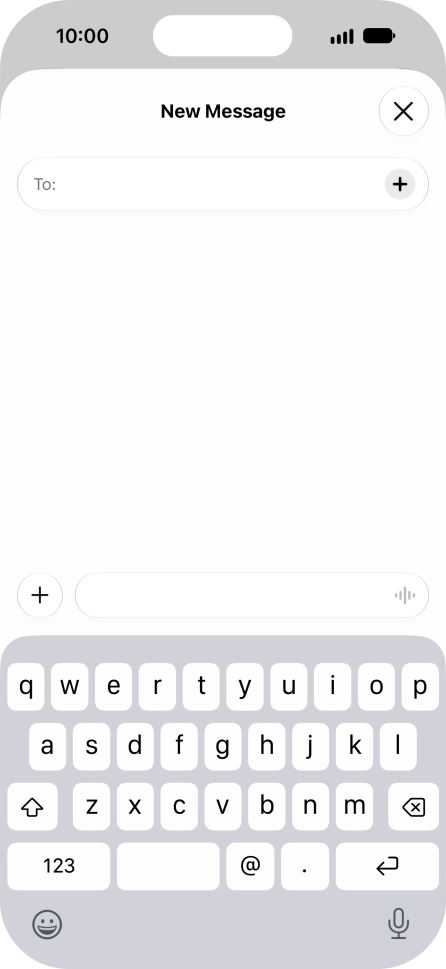 Press the add icon. Press the add icon.