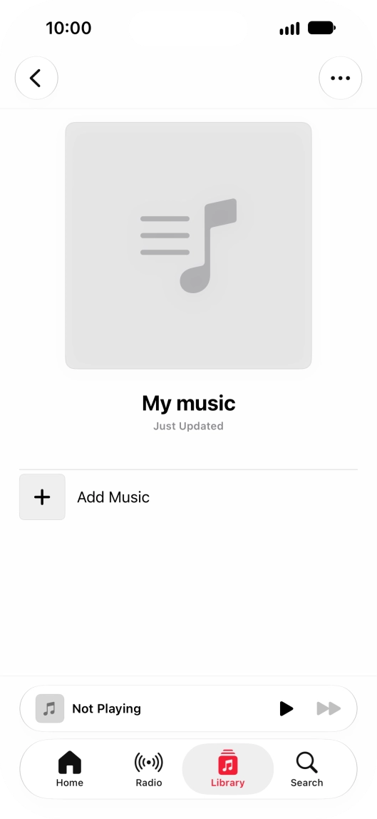 Press Add Music.