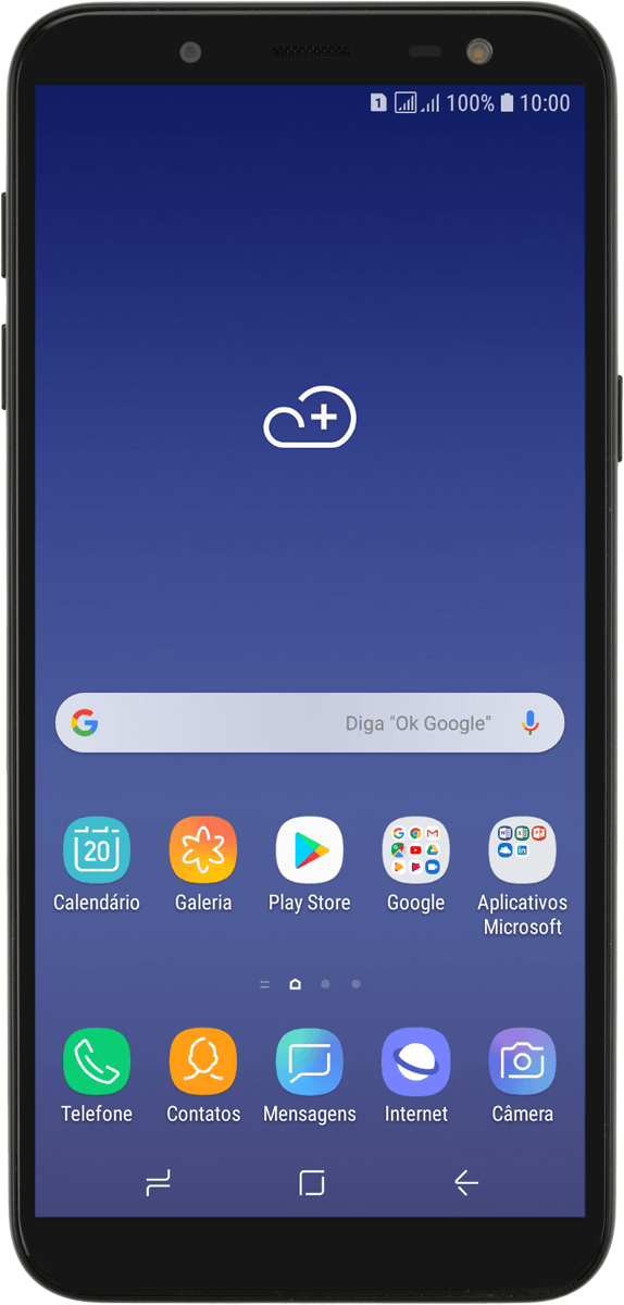 Samsung Galaxy J6 (Android 8.0) Guia de Aparelhos - Configure o aparelho  para Internet - Oi