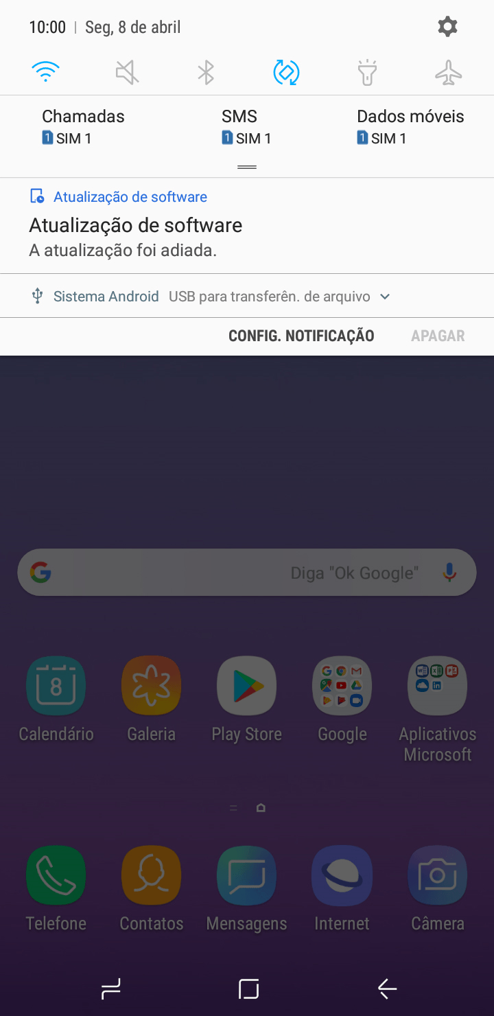 Samsung Galaxy J8 (Android 8.0) Guia de Aparelhos - Transfira arquivos  entre o computador e o aparelho - Oi
