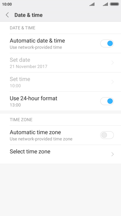 Set Date And Time On Your Xiaomi Redmi 4a Android 6 0 Step 5 Of 6