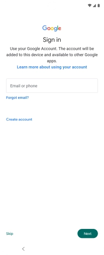 Follow the instructions on the screen to finish the activation.
