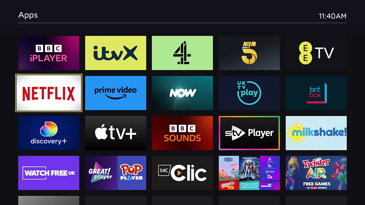 Highlight the required app.