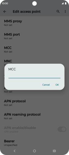 Key in 234 and press OK.
