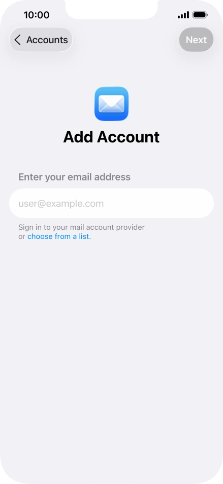 Press the field below 