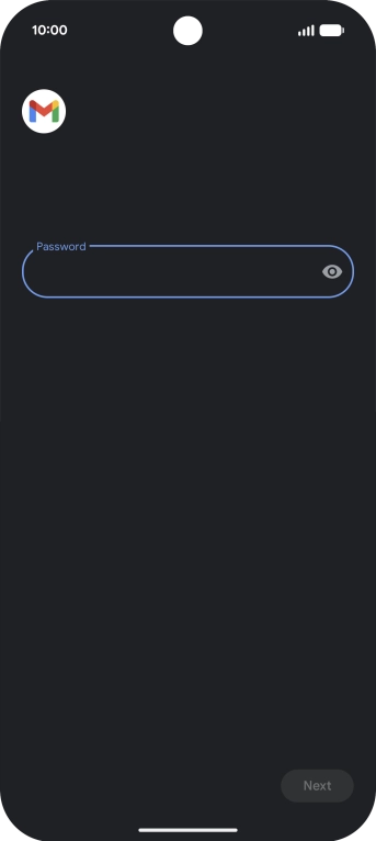 Press the field below 