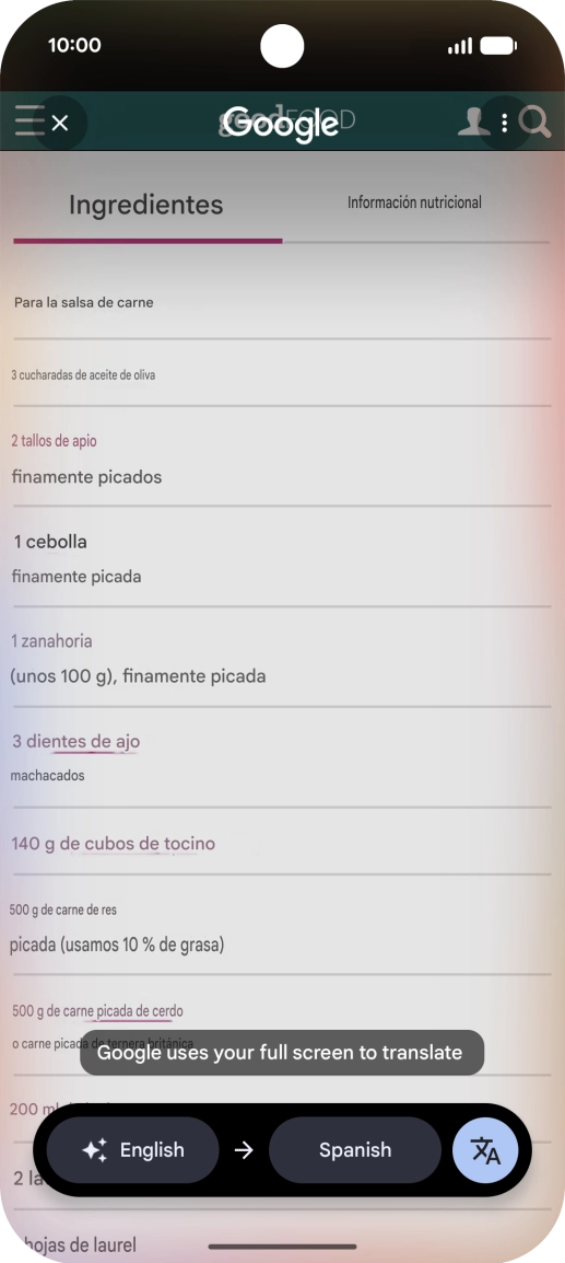 Follow the instructions on the screen to select the required language settings and use the function.