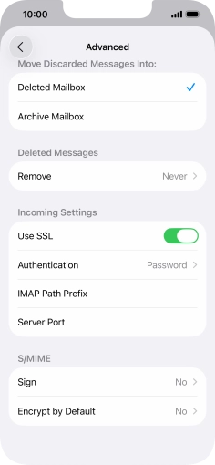 Press Authentication.