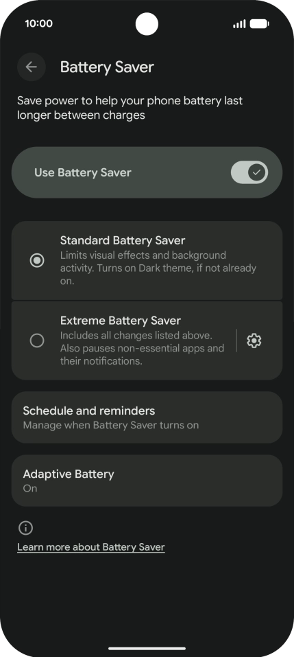 Slide your finger upwards starting from the bottom of the screen to return to the home screen.