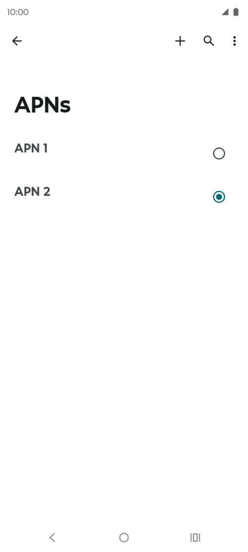 Press the Home key to return to the home screen.