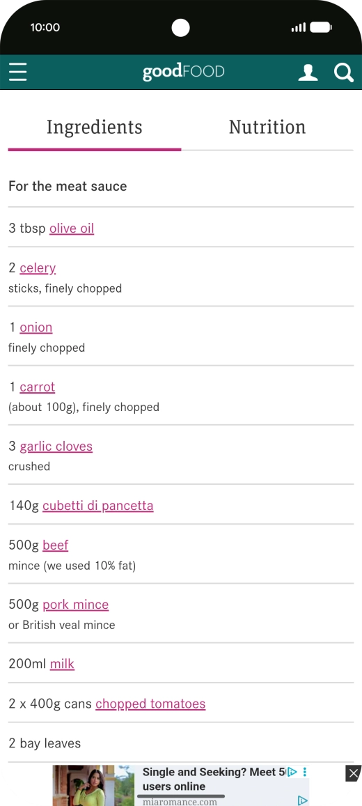 Go to the screen that you would like to translate.