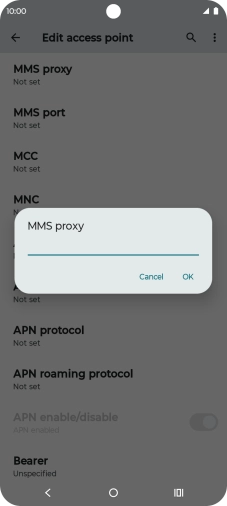 Key in 149.254.201.135 and press OK.