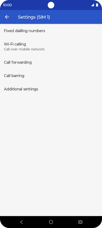 Press Fixed dialling numbers.