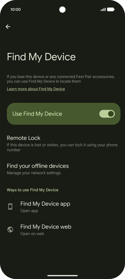 Slide your finger upwards starting from the bottom of the screen to return to the home screen.