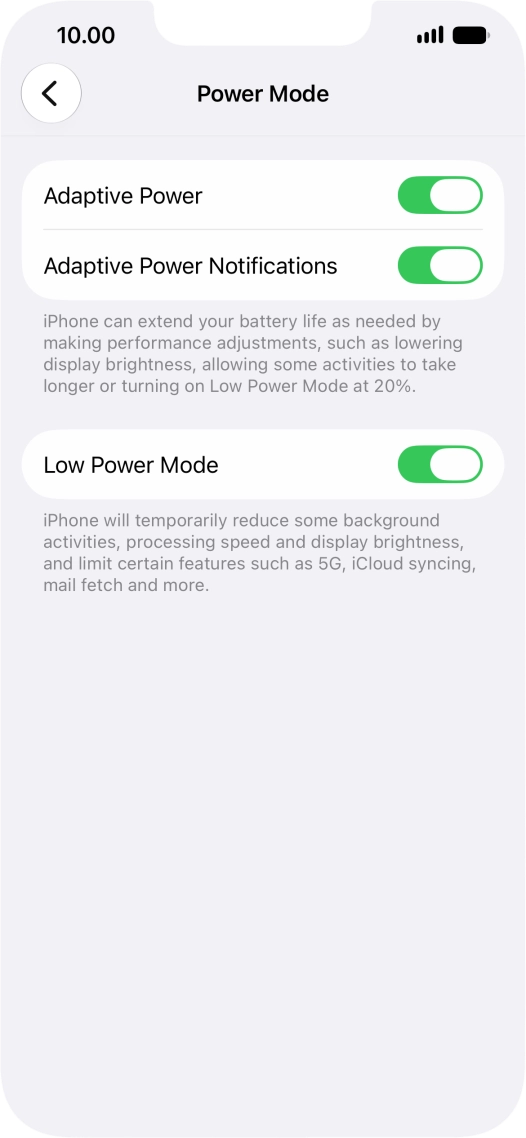 Slide your finger upwards starting from the bottom of the screen to return to the home screen.
