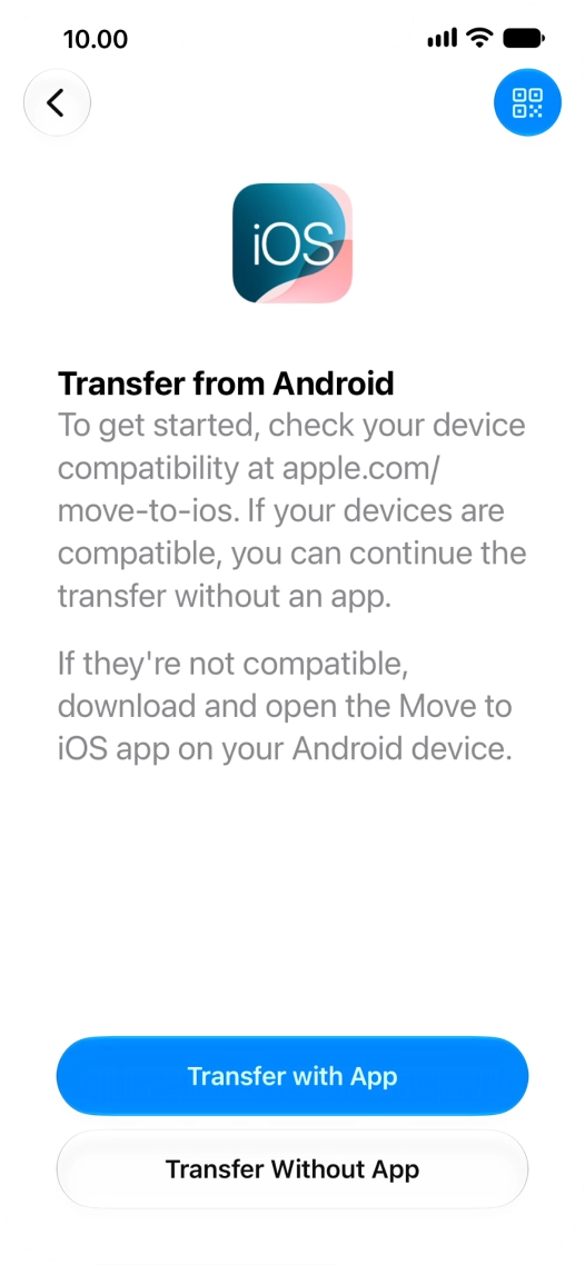 To transfer content from an Android phone using the 