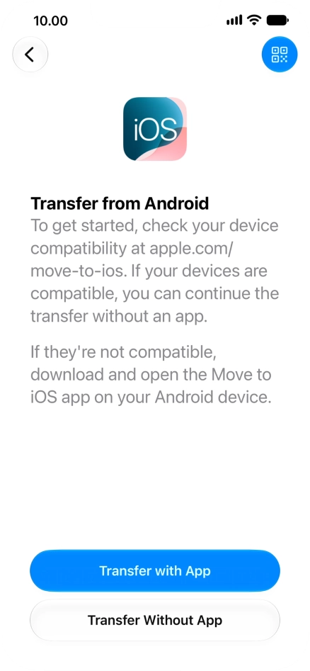 To transfer content from an Android phone using the 
