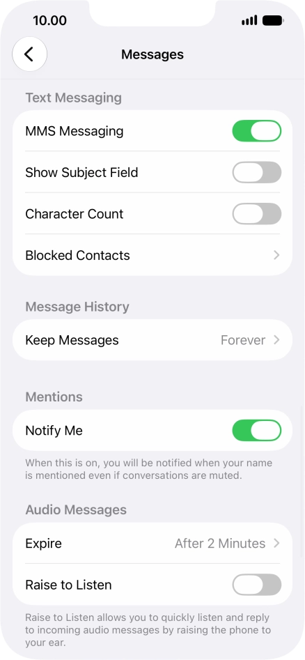 Slide your finger upwards starting from the bottom of the screen to return to the home screen.
