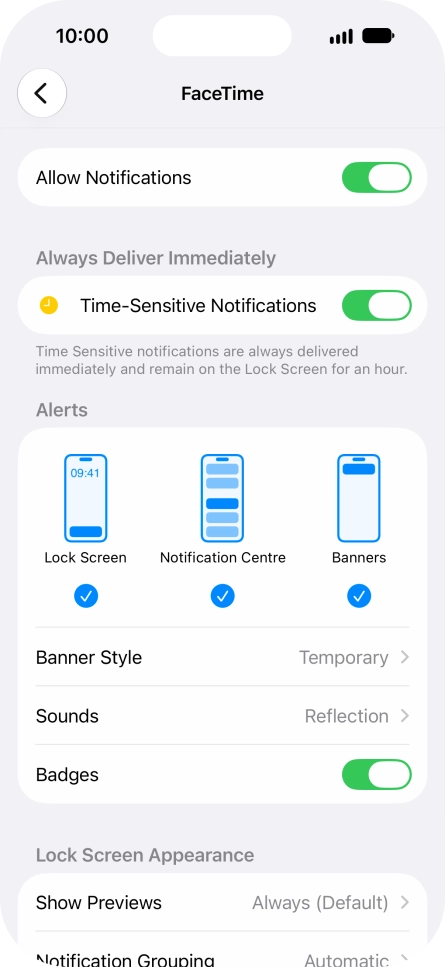 Press the indicator next to Press the indicator next to