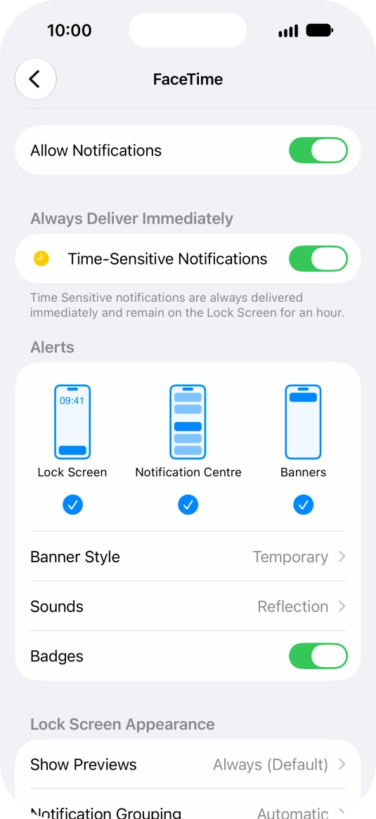 Press the indicator next to Press the indicator next to