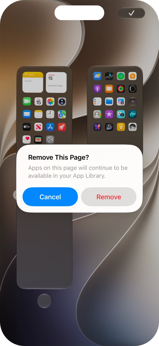 Press Remove.