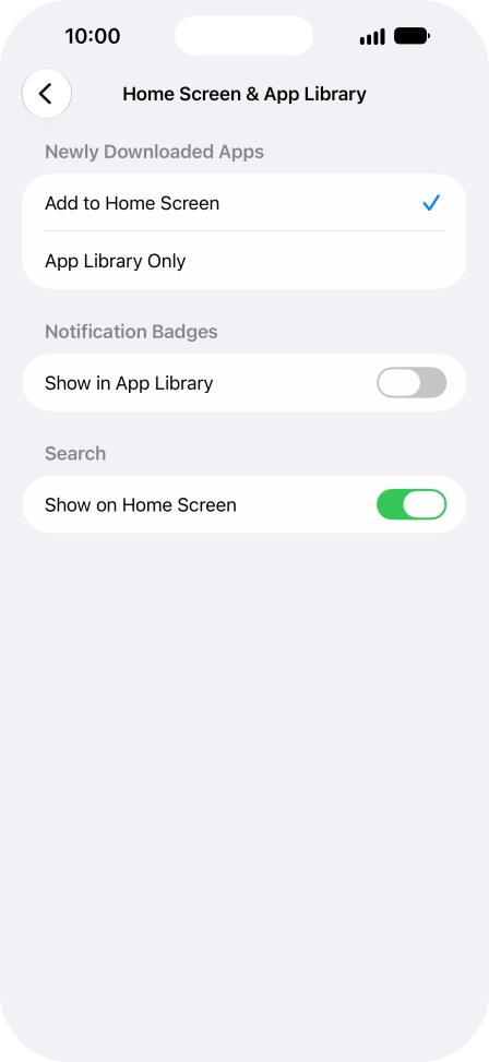 To add new downloaded apps to both the home screen and App Library, press Add to Home Screen. To add new downloaded apps to both the home screen and App Library, press Add to Home Screen.
