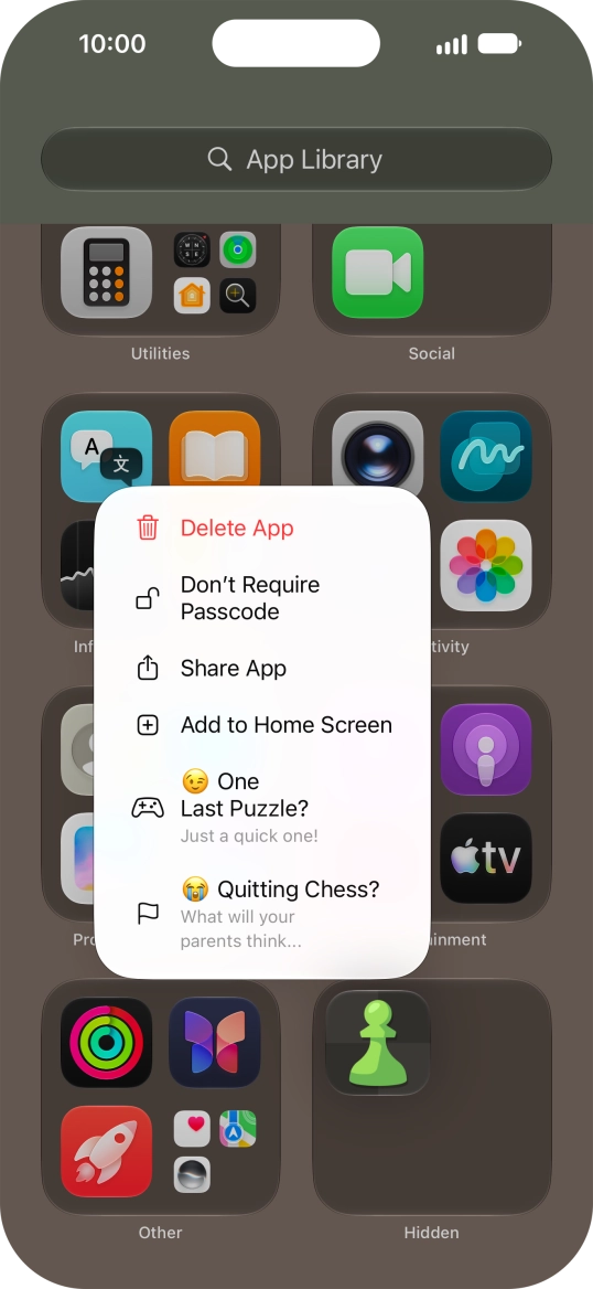 Press Don't Require Passcode.
