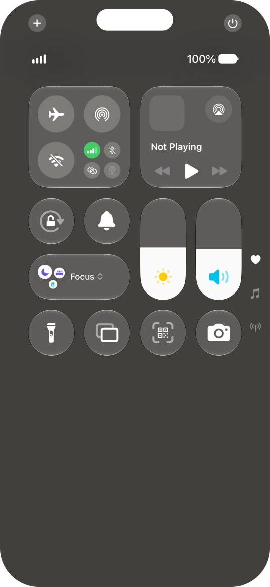 Press the sound mode icon to turn silent mode on or off. Press the sound mode icon to turn silent mode on or off.