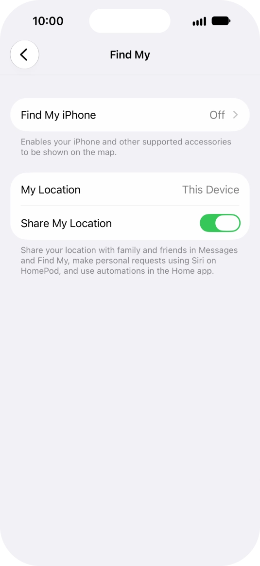 Press Find My iPhone.