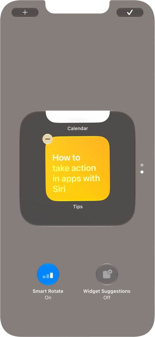 Press Smart Rotate to turn the function on or off.