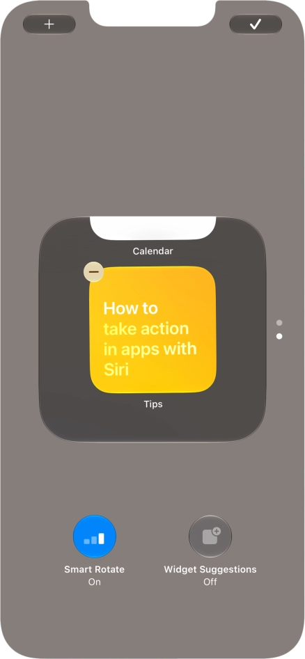 Press Smart Rotate to turn the function on or off.