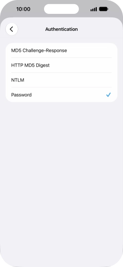 Press Password.