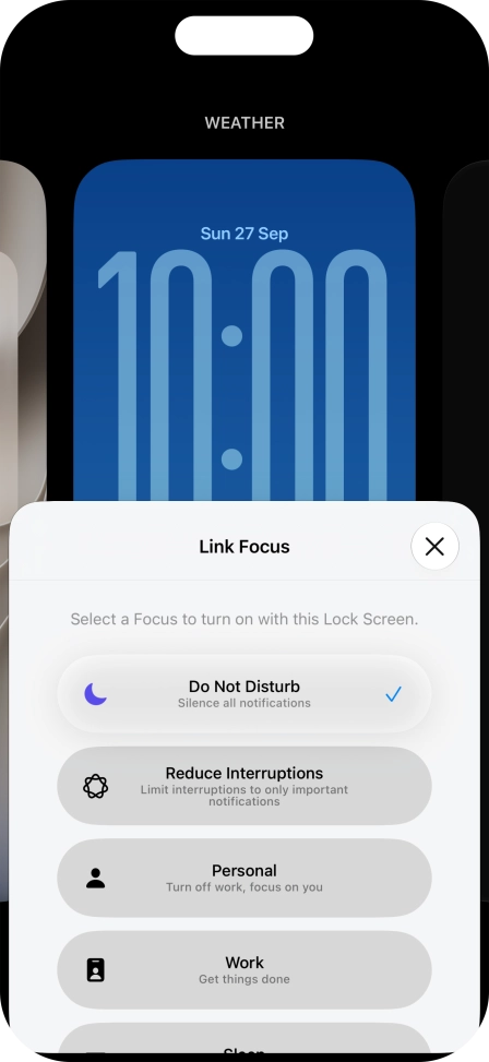 Press the close icon. Press the close icon.