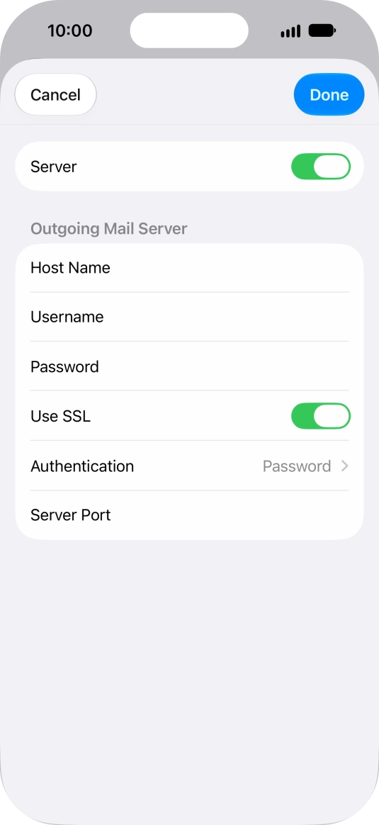 Press Authentication.