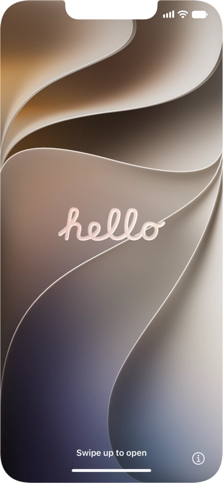 Slide your finger upwards starting from the bottom of the screen. Slide your finger upwards starting from the bottom of the screen.
