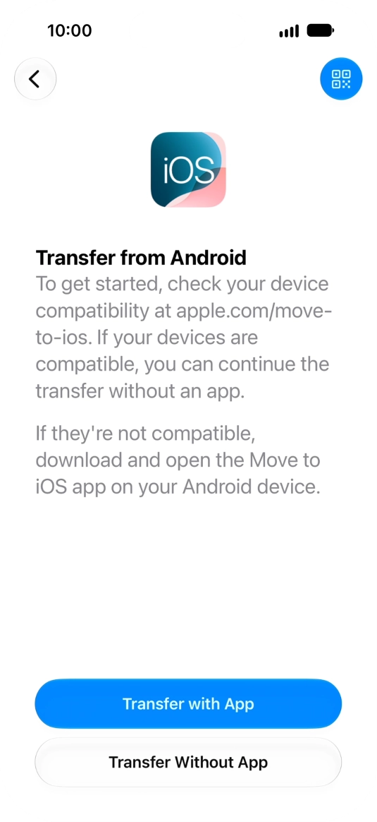 To transfer content from an Android phone using the 